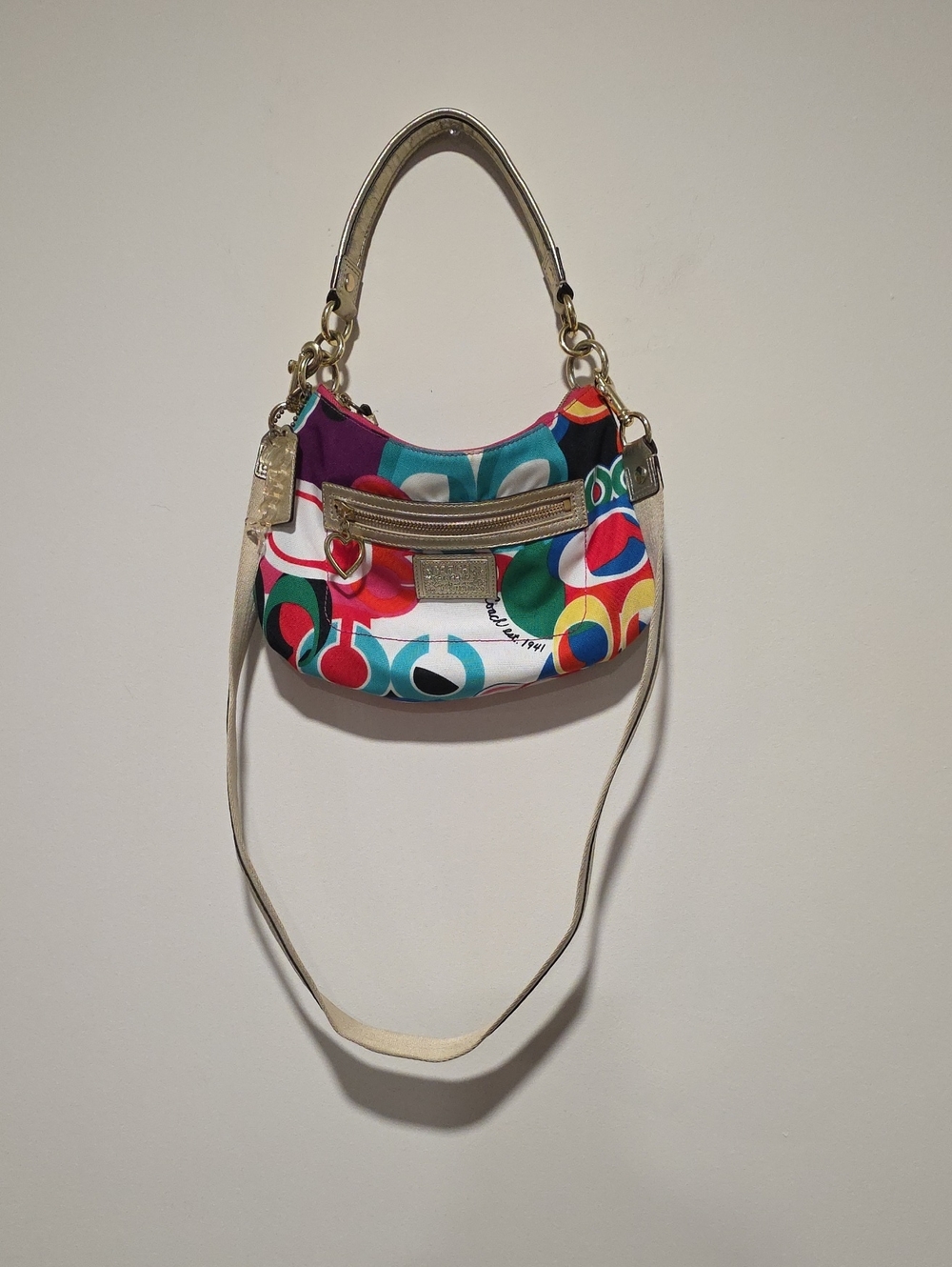 Coach Poppy Pop C Grafitti Bag